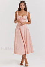 Carmen Pink Stylish Tunic Sundress XS