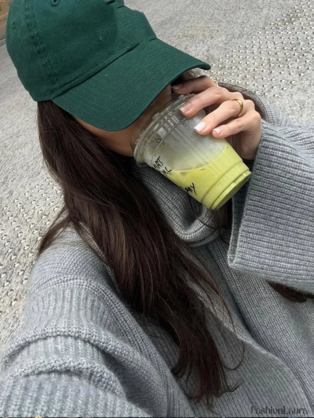 Casual Grey Cropped Oversize Women’s Scarf Collar Long Sleeve Knitted Pullover Sweater Sweaters L