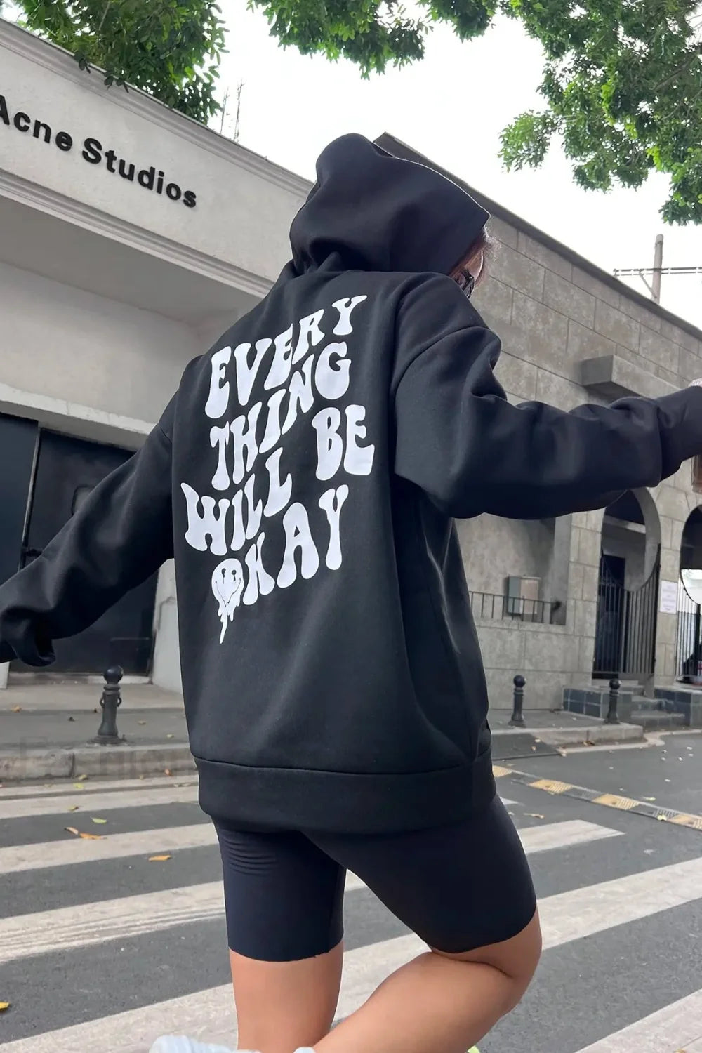 Casual Pocket Hooded Hoodie