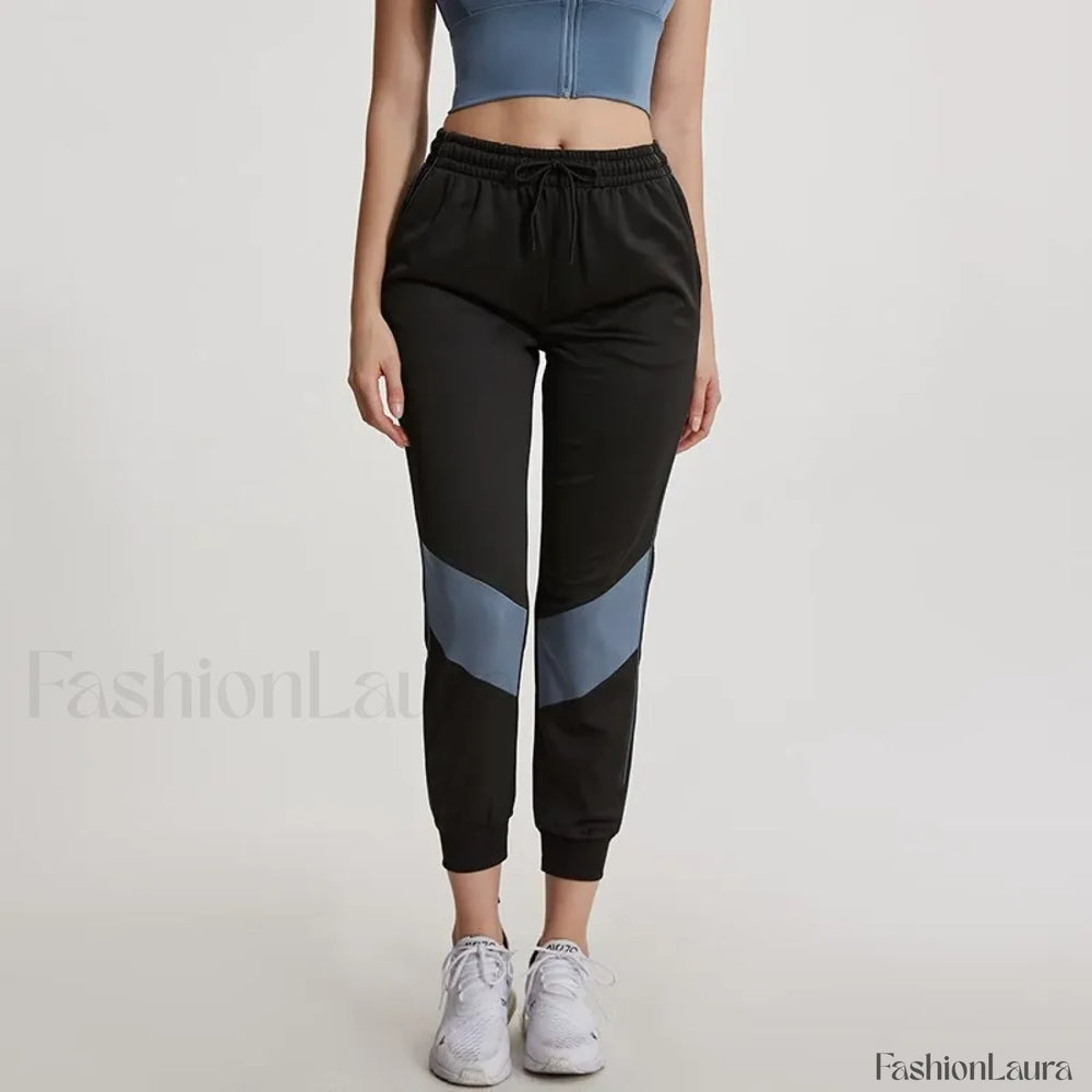 Casual Quick Dry Baggy Ankle length Sweatpants BLUE / S