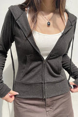 Casual Streetwear Hooded Hoodie