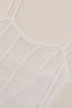 Sexy Split Backless Tie Knit Cardigan Sweater Dress