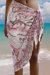 Tropical Print Sexy Beach Bikini Skirt