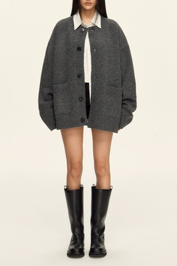 Relaxed Knit Cardigan Secondary image