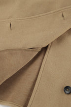 Batwing Sleeve Wool Blend Coat coats