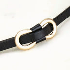 Slim Chic Leather Waist Belt