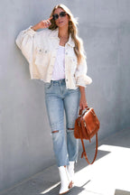 Brushed Waffle Long Sleeve Coat coats