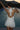 White Polka Dot Halter Backless A Line Mini Dress Secondary image