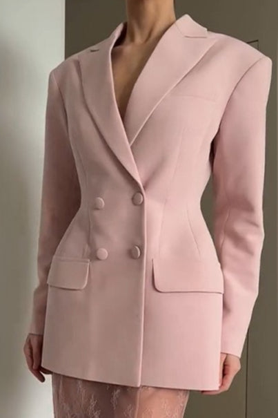 Pink Buttoned Blazer Main image