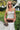 Polka Dot Sleeveless Crop Top High Waist Contrast Skirt Set Secondary image