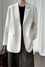 Split Back Relaxed Fit Blazer