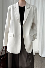 Split Back Relaxed Fit Blazer