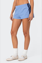 Elastic Waist Loose Fit Casual Athletic Shorts