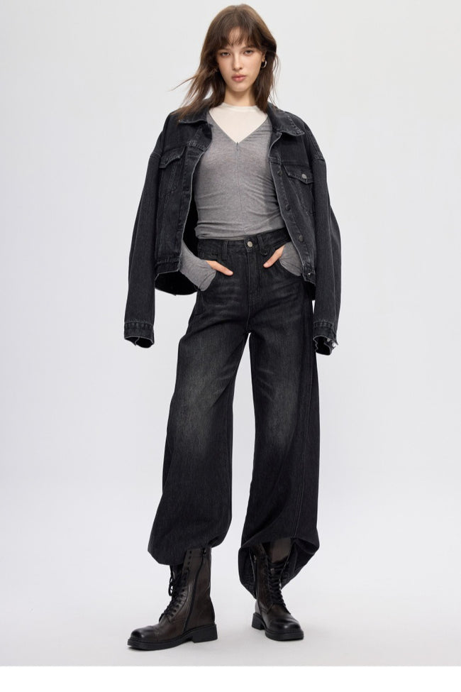 Vintage Relaxed Banana Fit Long Jeans Main image