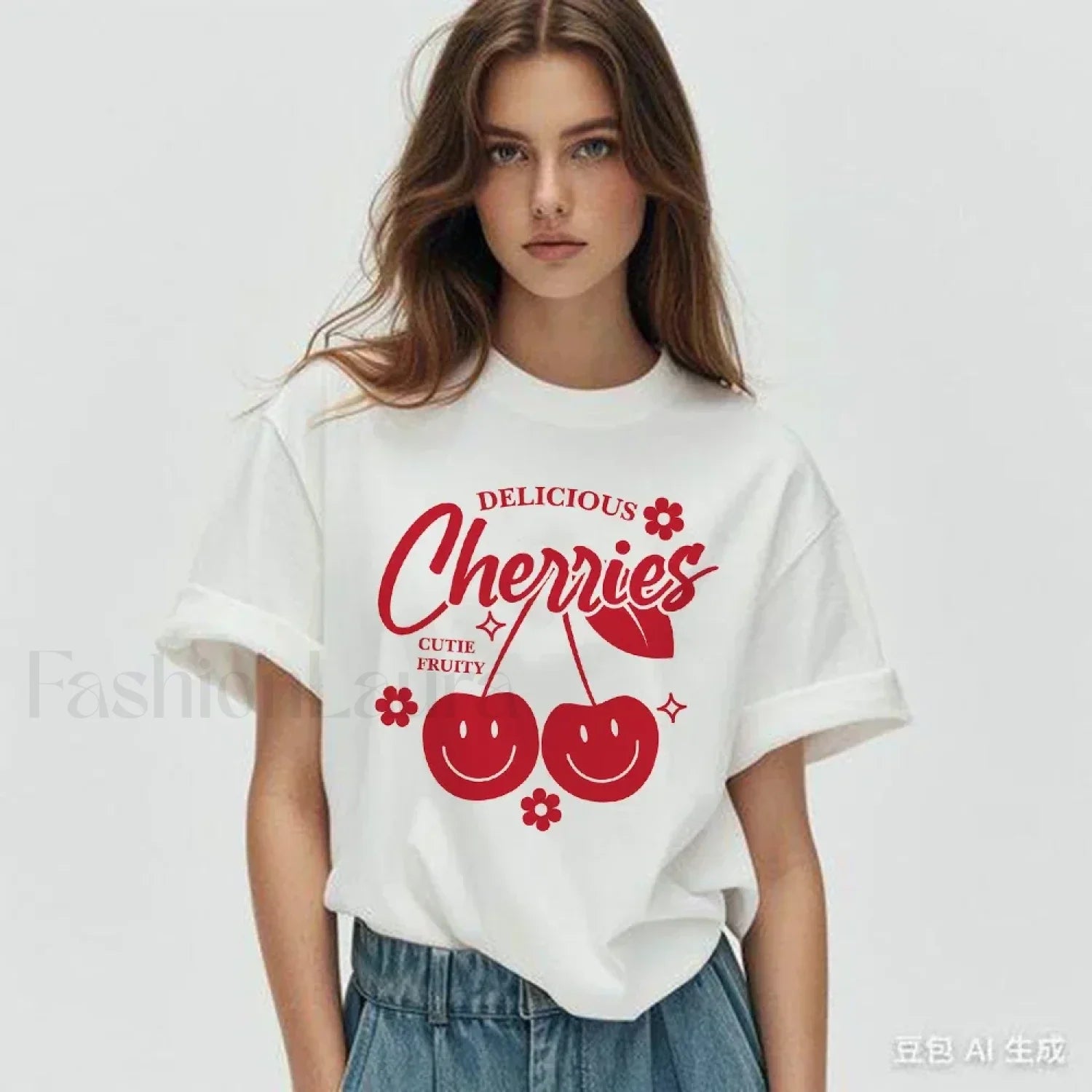 Cherry Delicious Raccoon Meme Graphic T Shirt