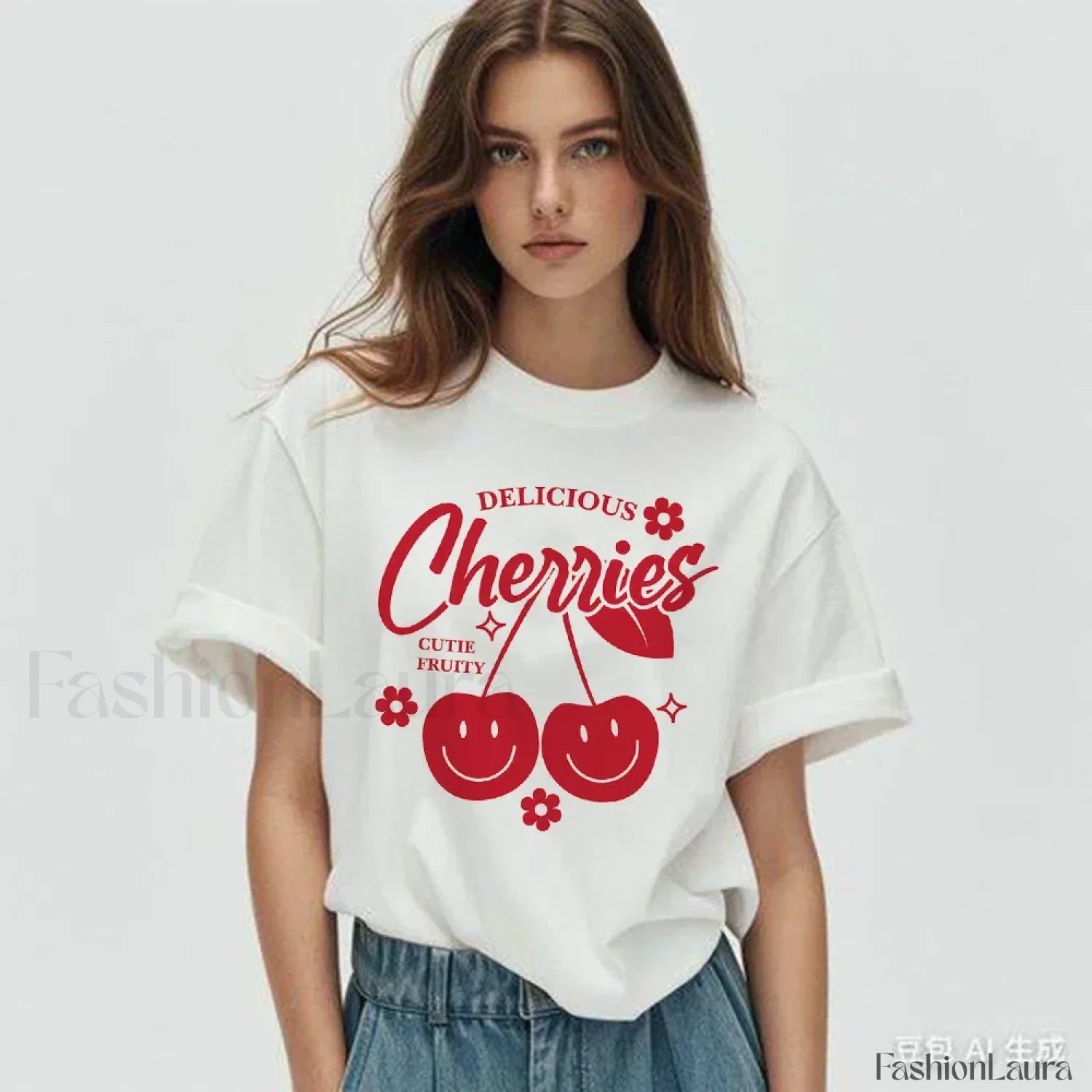 Cherry Delicious Raccoon Meme Graphic T Shirt