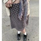 Chiffon Low Waist Patchwork Skirt