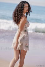 Christian Vintage Stylish Floral Mini Dress