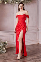 Cinderella Divine Corset Charming Satin Bridal Gown XS / Red