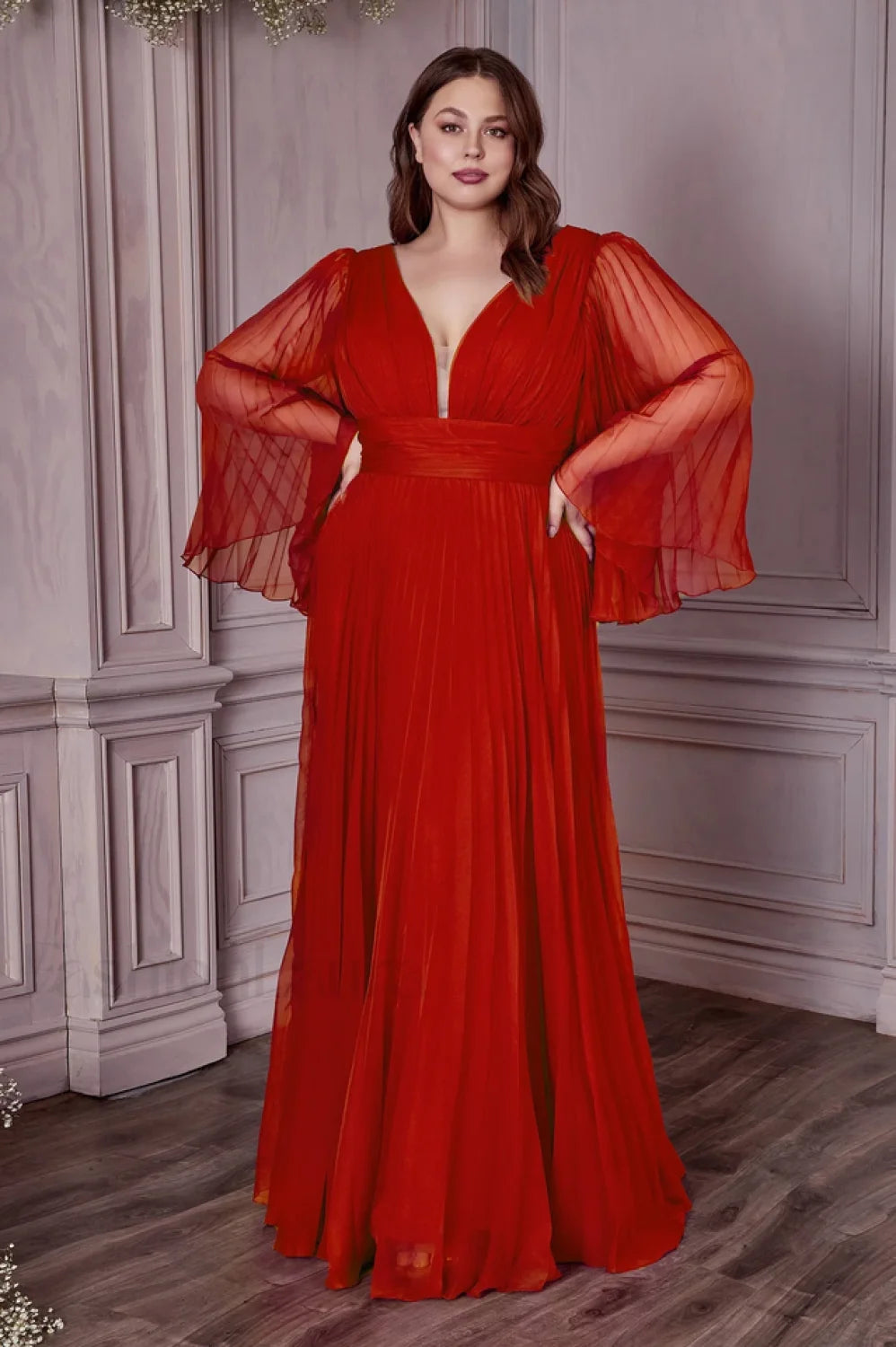Cinderella Divine Stylish CD242 Maxi Dress