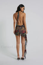 Cindy Plunge Stylish Mini Dress