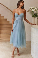 Cindy Tulle Stylish Midi Dress