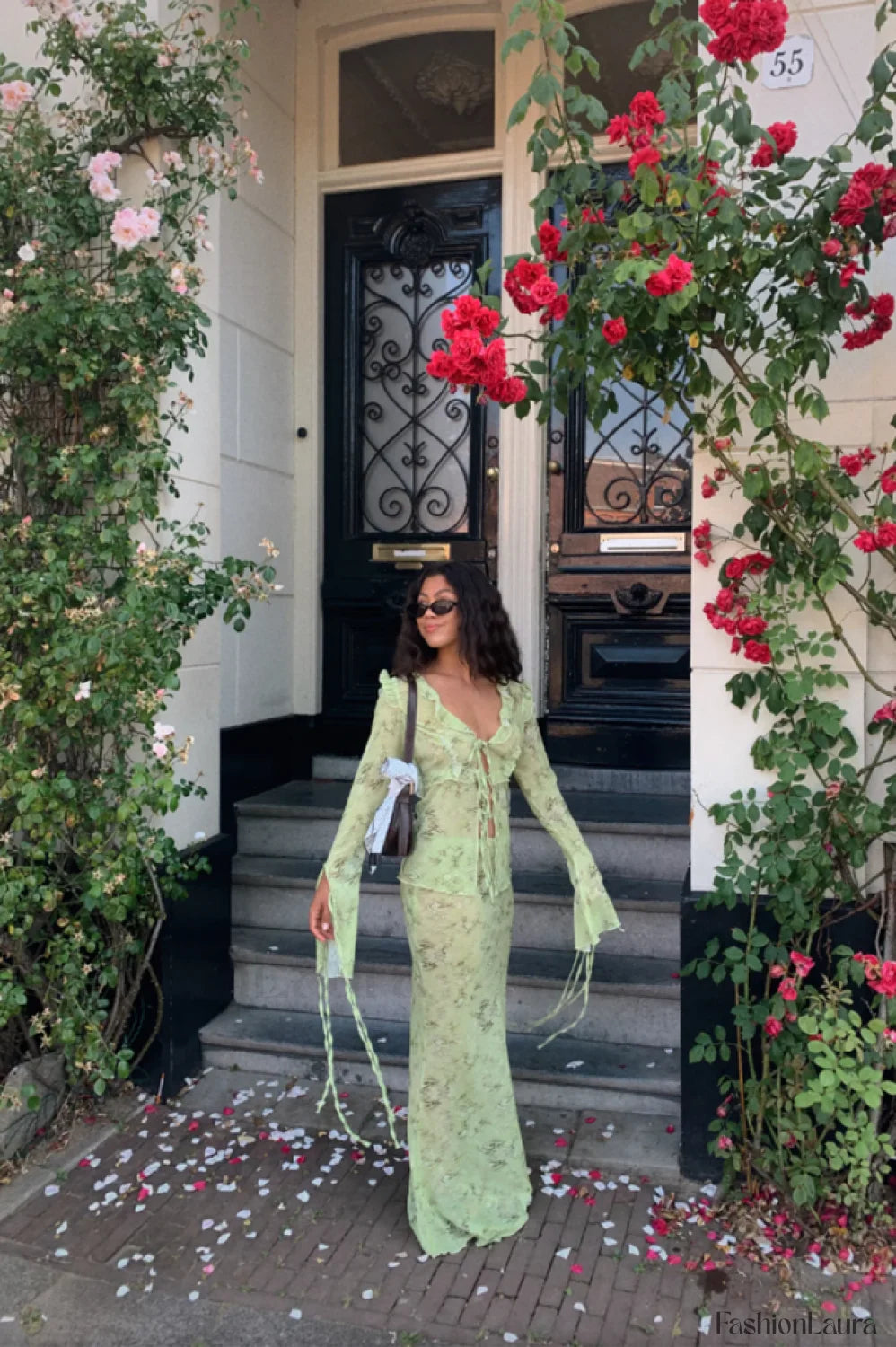 Cobra Blouse Stylish + Skirt Set