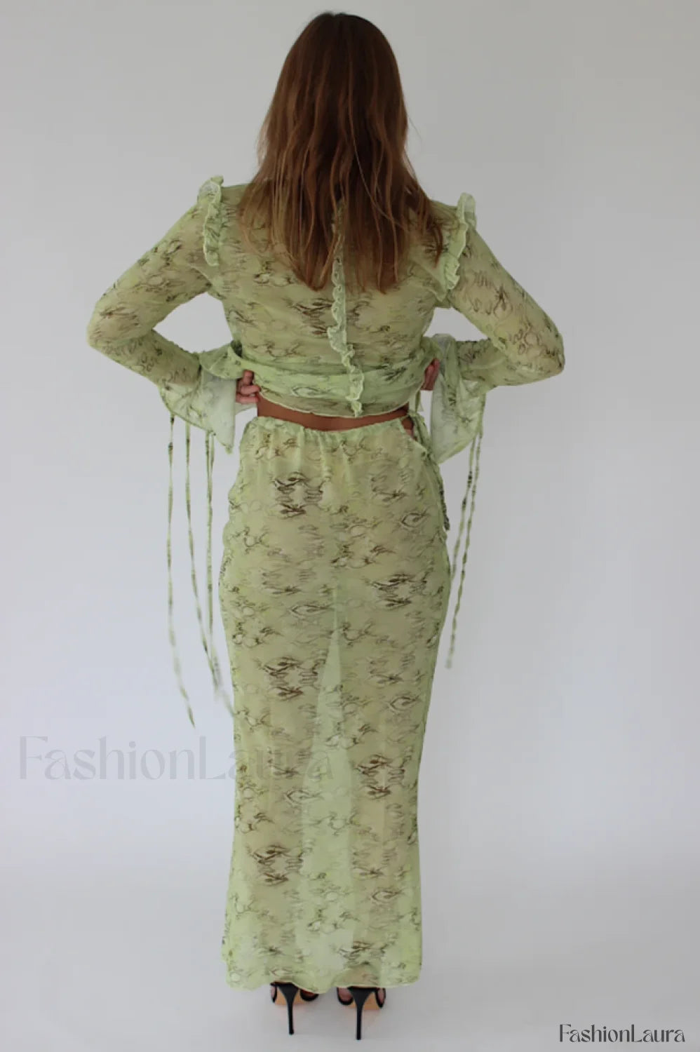 Cobra Blouse Stylish + Skirt Set