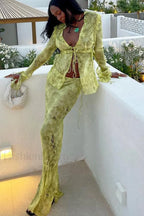 Cobra Blouse Stylish + Skirt Set