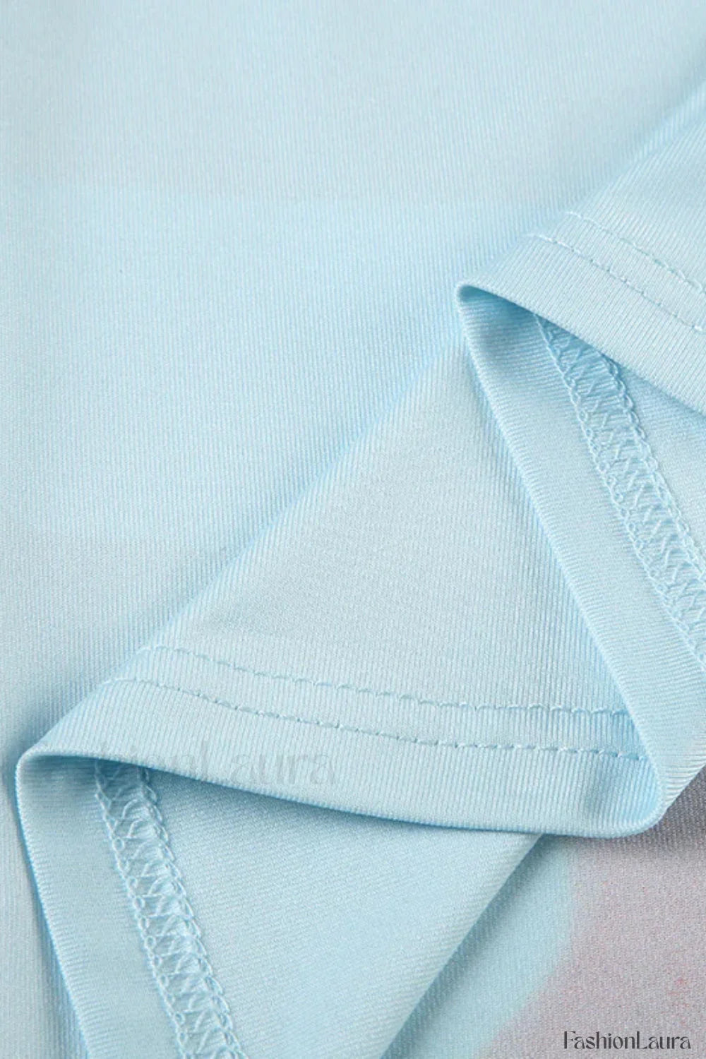 Colorful Printed Waist Slim Spice Girl Mini Dress