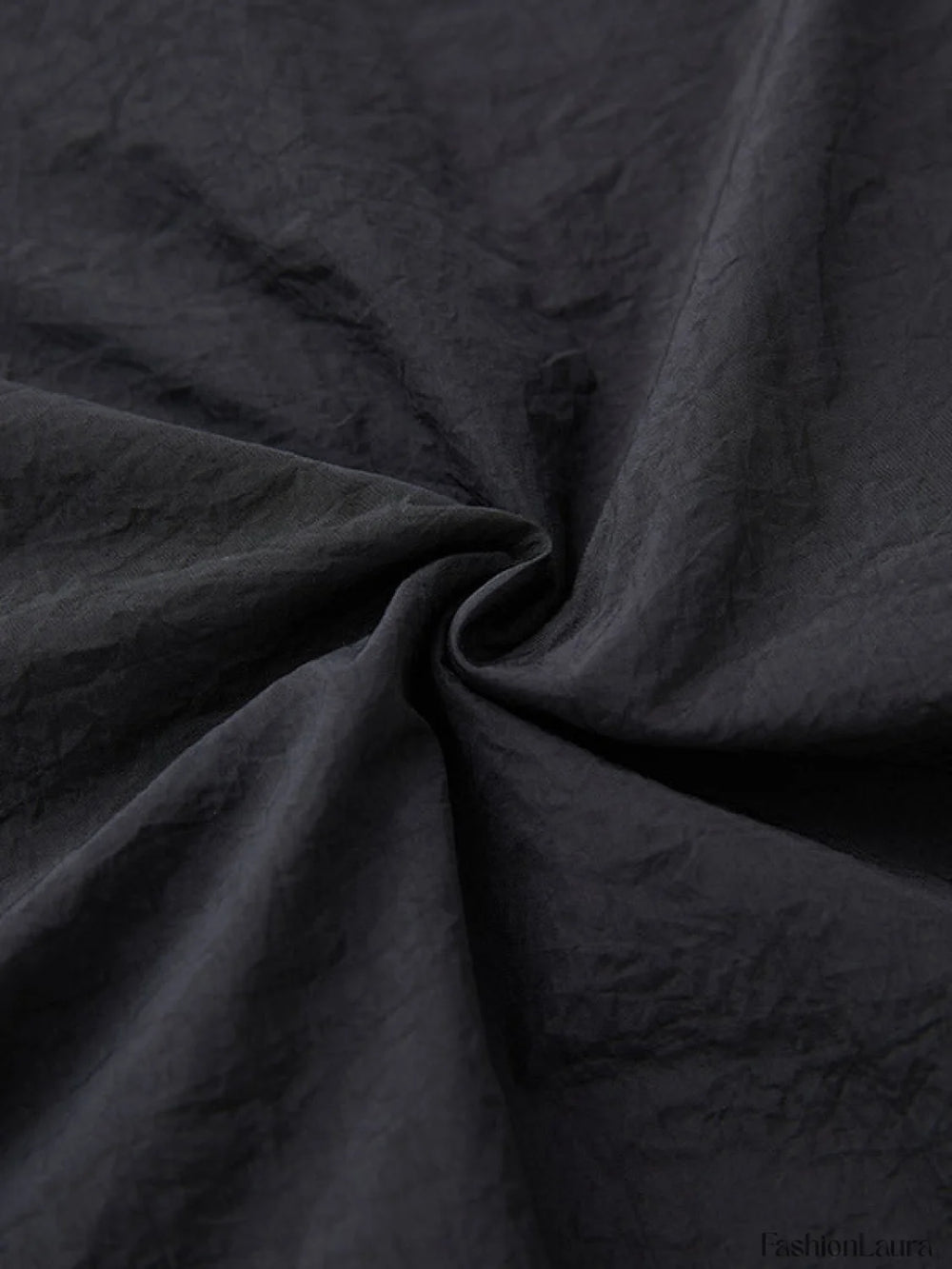 Contrast Piping Black Baggy Sweatpants Wide Leg Pants