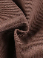 Corduroy Straight Leg Pants Pants