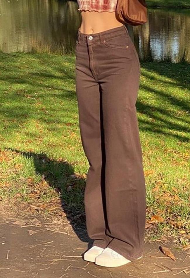 Corduroy Straight Leg Pants Secondary image