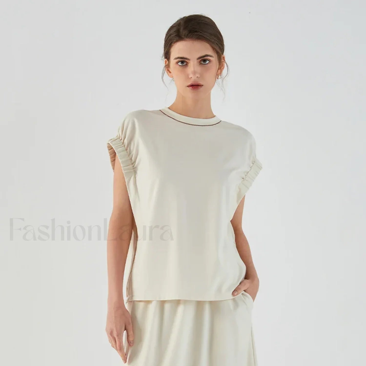 Cotton Blend Boutique Femme T-Shirt Secondary image