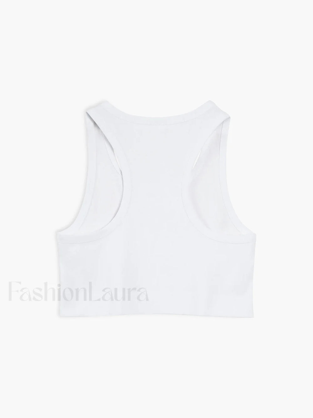 Cotton Blends Cropped Strappy Top Tank Tops & Camis