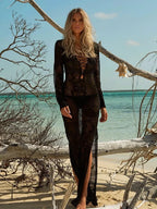 Crochet Rash Guard Cover Up