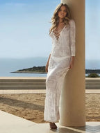 Crochet Rash Guard Cover Up