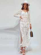 Crochet Rash Guard Cover Up