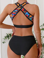 Cross Strap Padded Three Piece Set