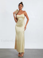 Cross Tie Slip Spaghetti Maxi Dress