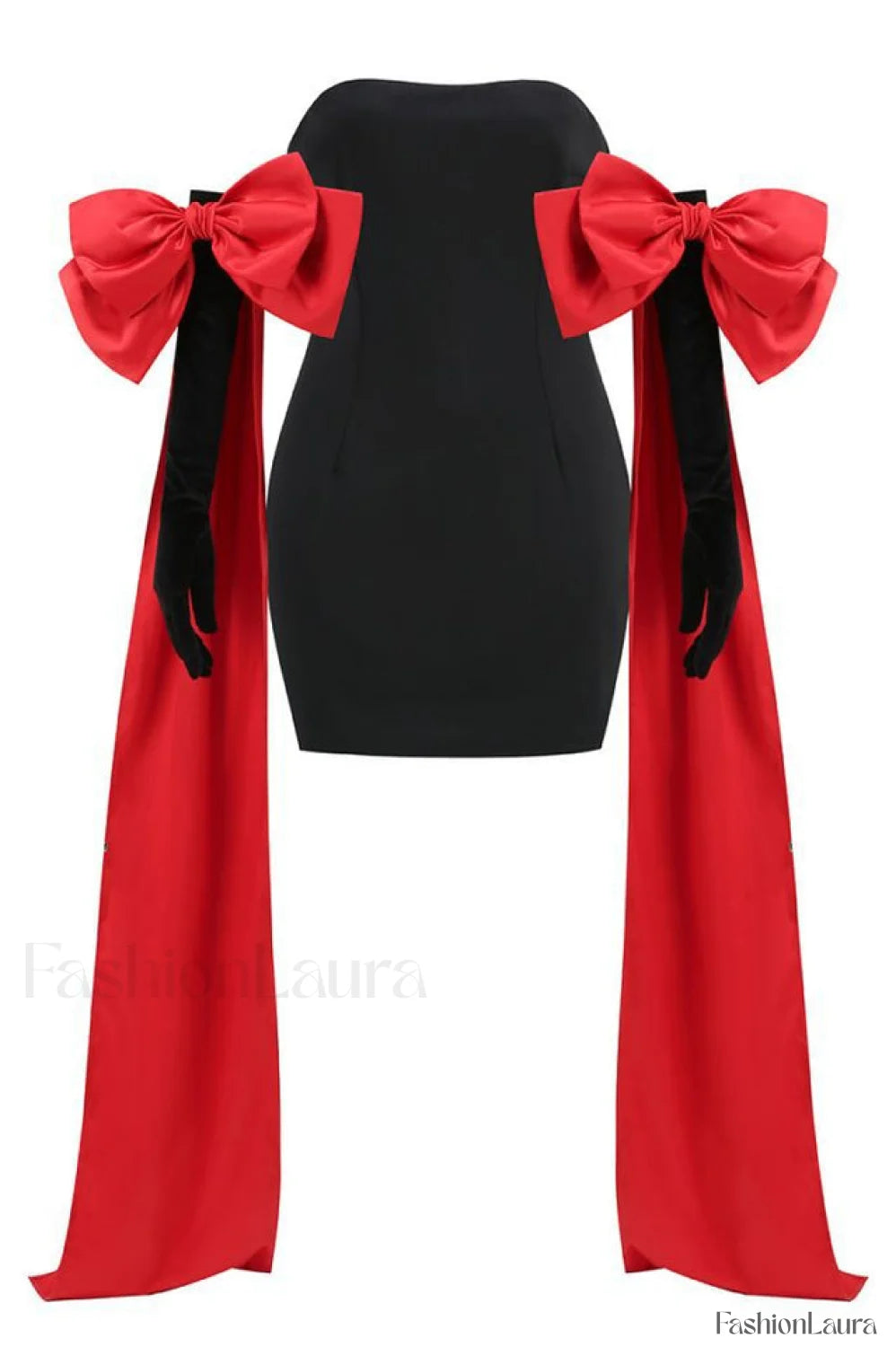 Cupid Dress Stylish & Gloves XS / Black
