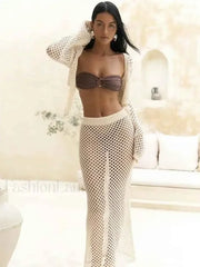 Cut Out Two Piece Cover Up