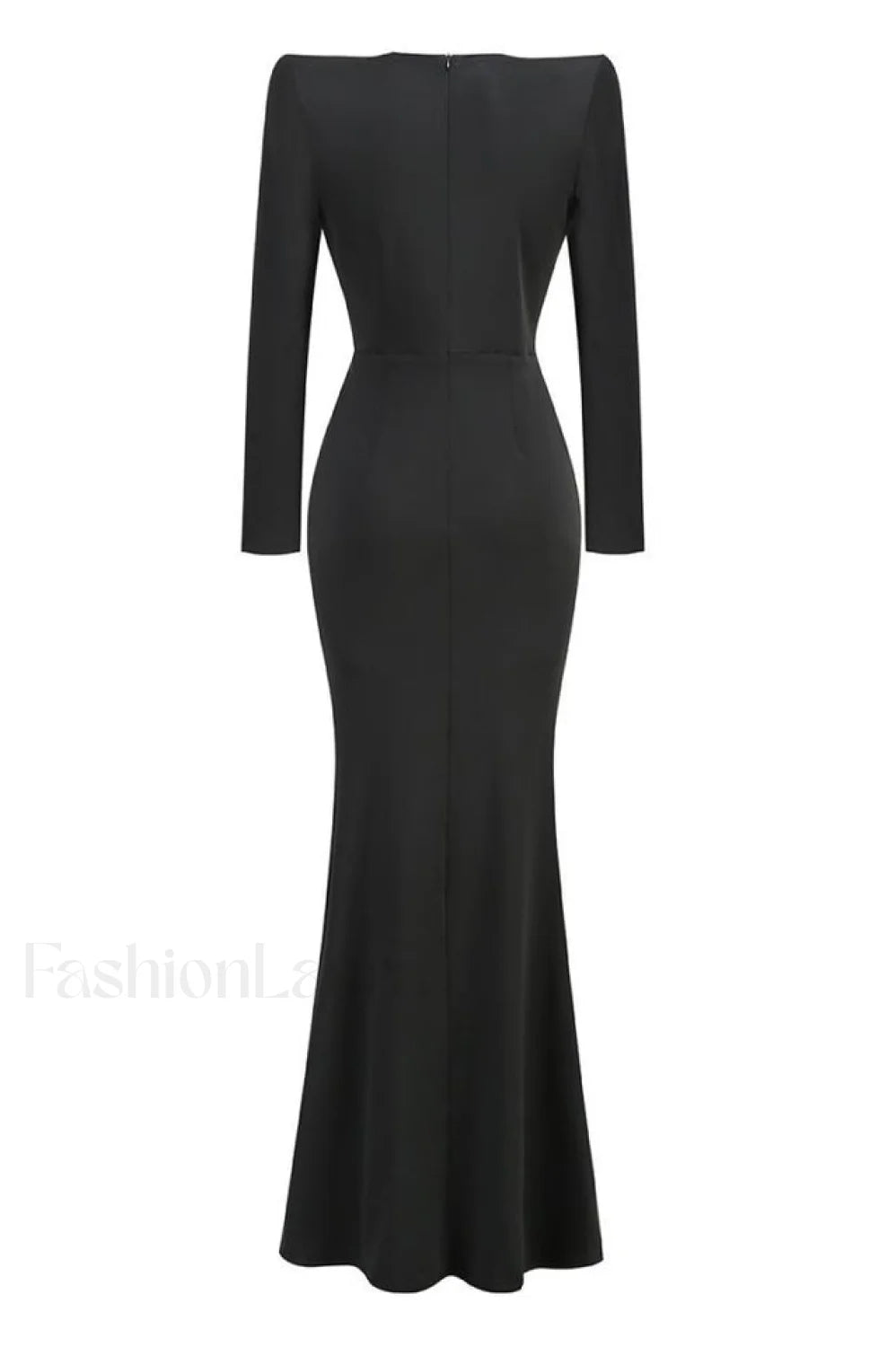 Cutout Crepe Stylish V Neck Dress