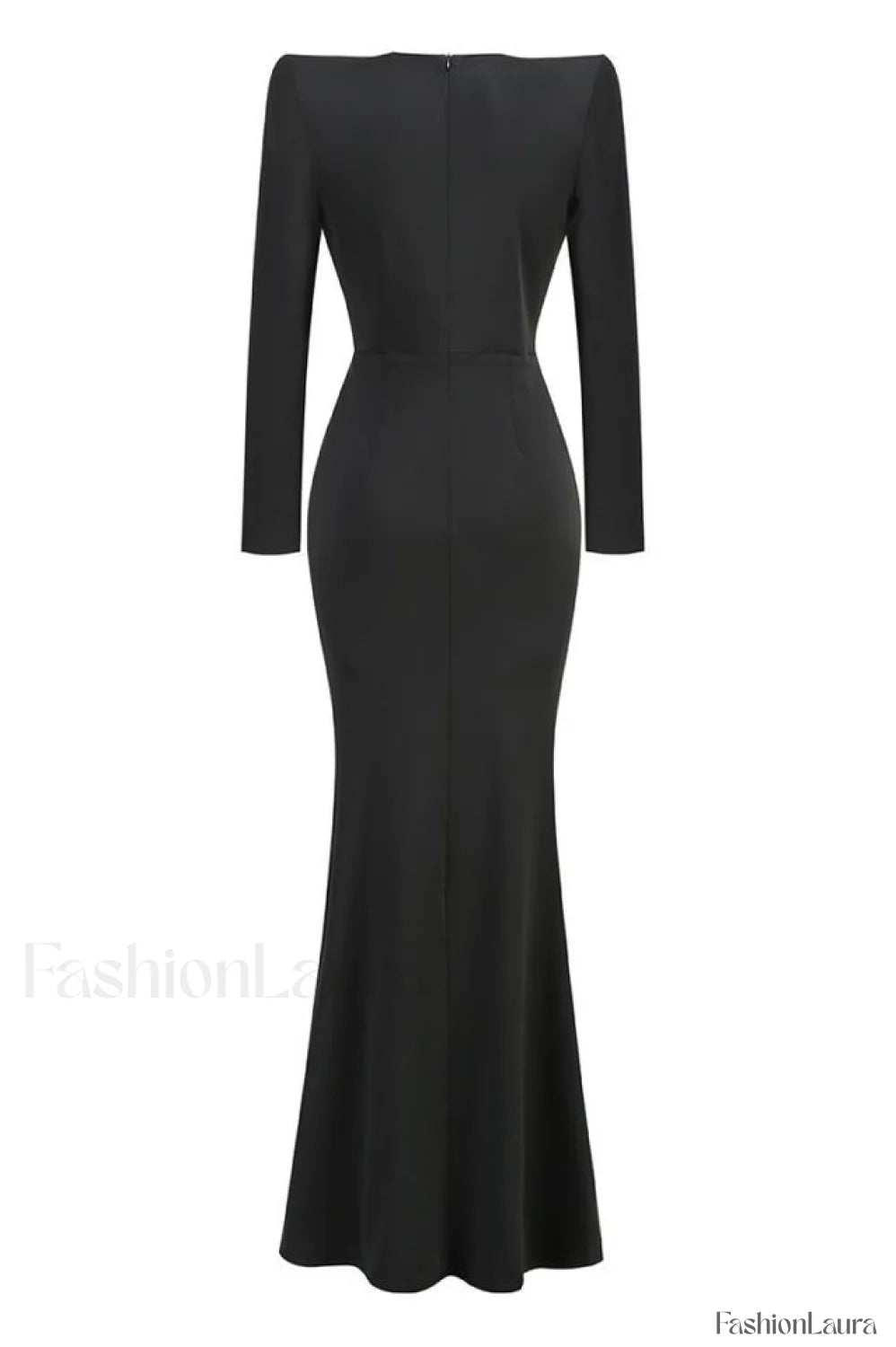 Cutout Crepe Stylish V Neck Dress