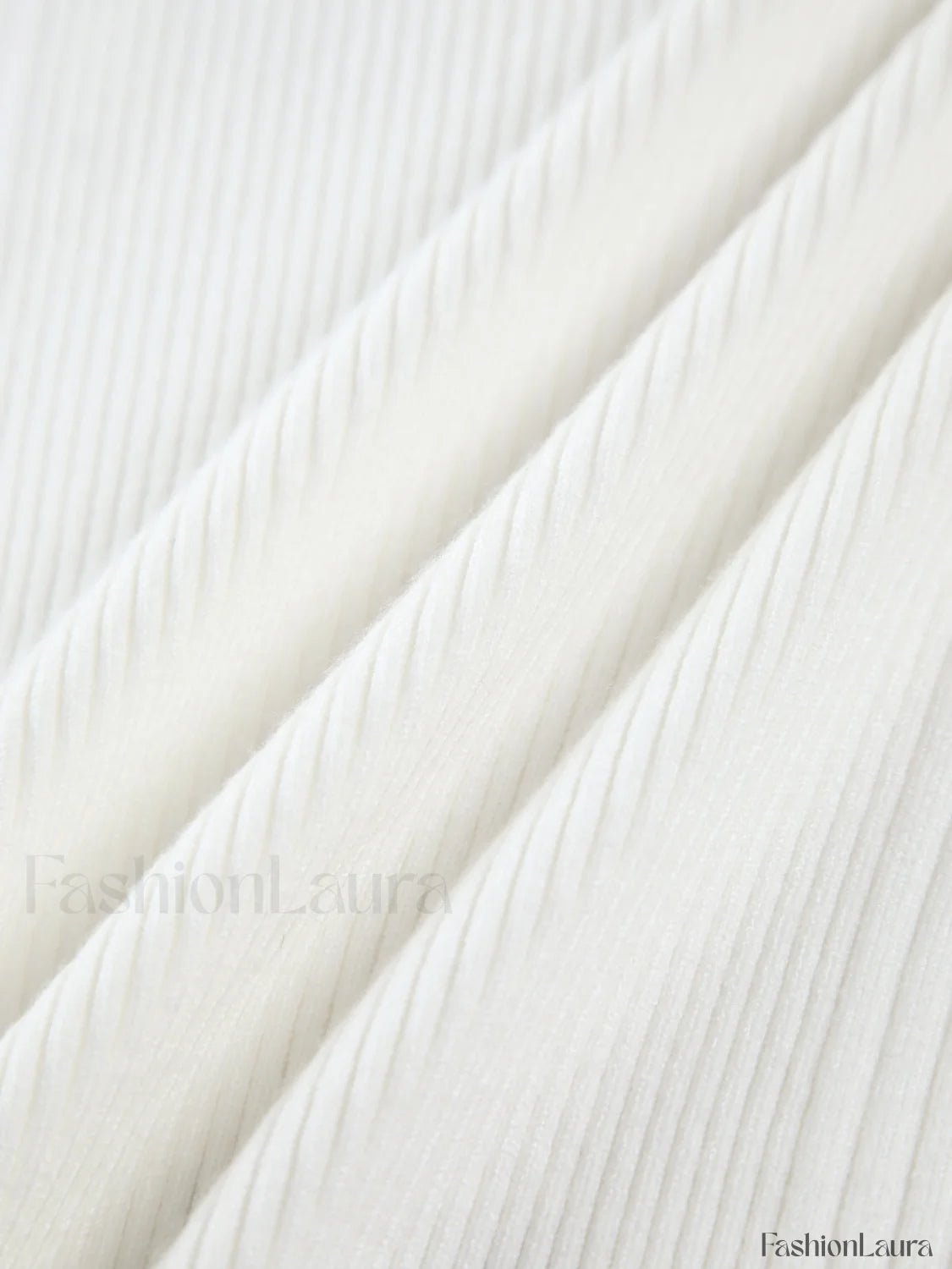 Cutout Split Beads Detail Ribbed Knit Top Knit Tops