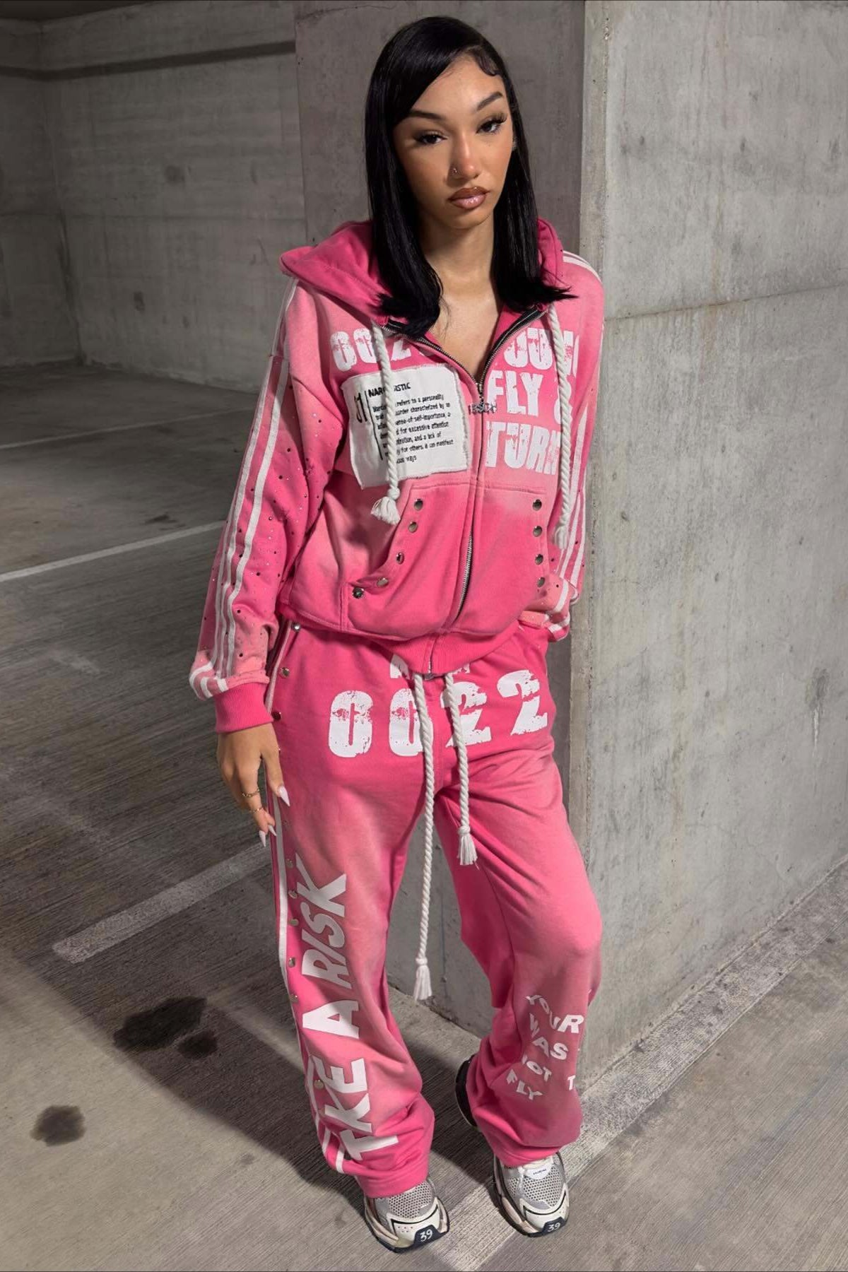Hip Hop Rock Graphic Printed Hoodie Main image