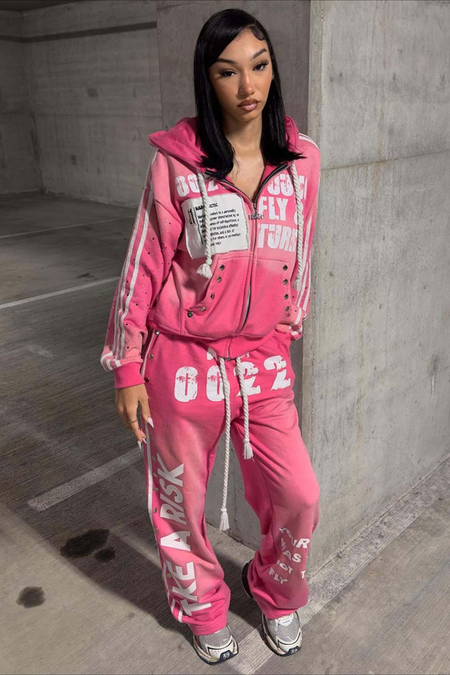 Hip Hop Rock Graphic Printed Hoodie Main image