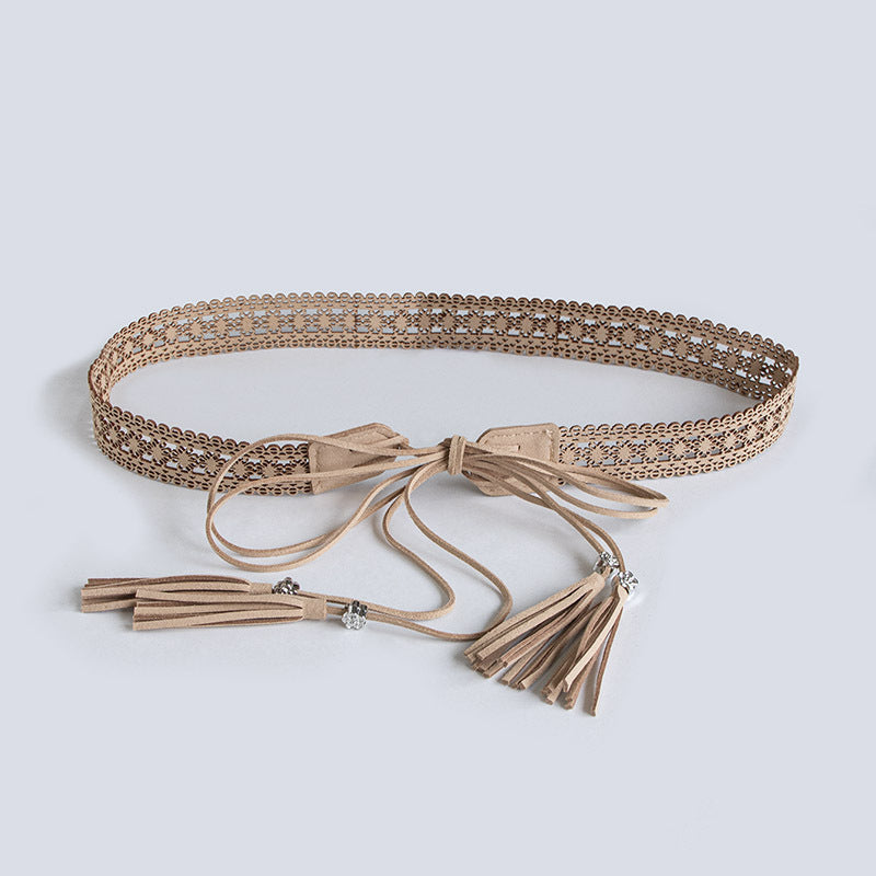 Boho Handmade Woven Wide Waist Belt