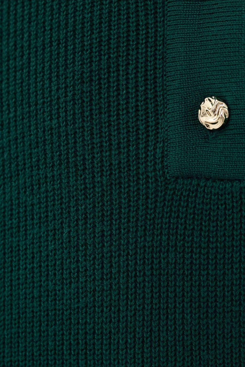 Elegant Collared Knit Sweater Dress