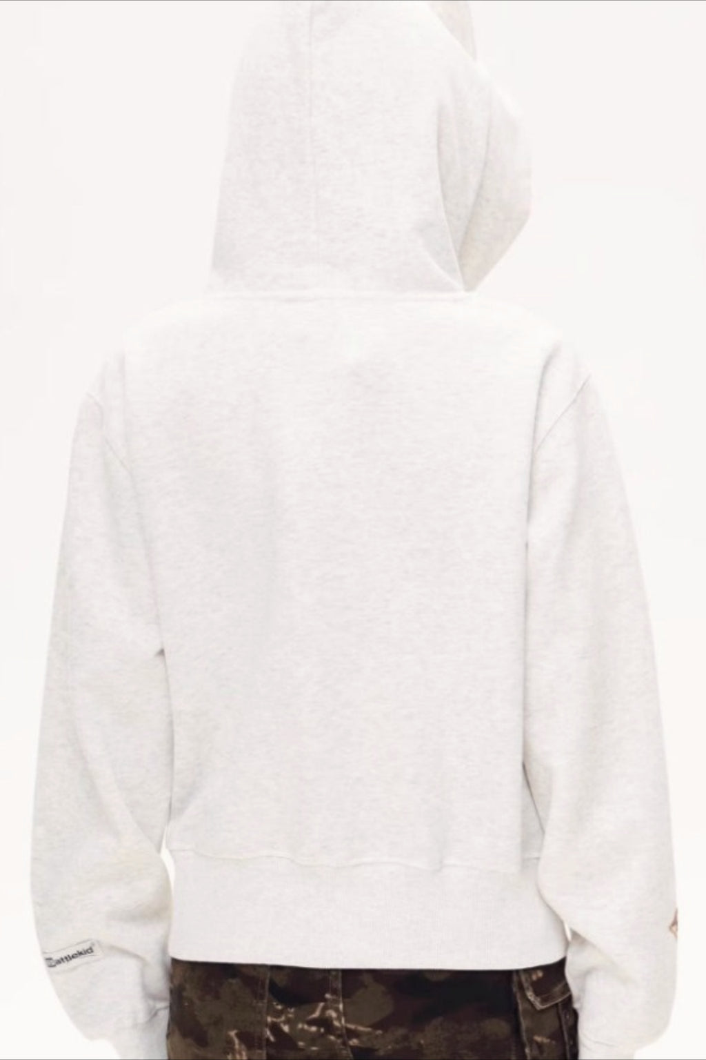 Cat Ear Leopard Lined Zip Up Hoodie